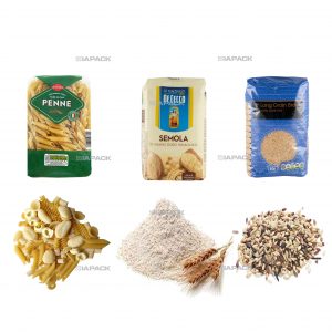 Automatsko oblikovanje vrećice s ravnim dnom, punjenje, označavanje ambalaže za žitarice