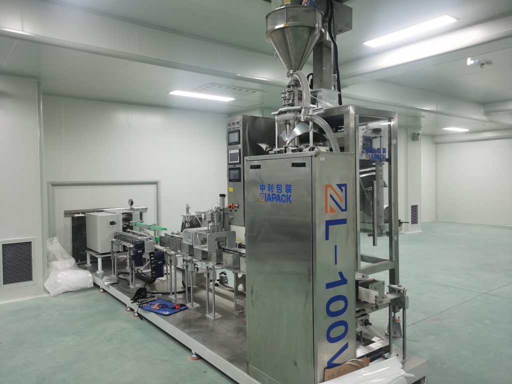 stroj za vakuumsko pakiranje praha